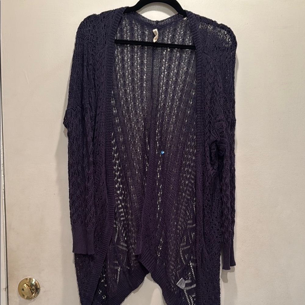 Navy blue Knit Cardigan